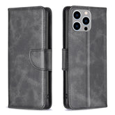 Lambskin Texture Pure Color Flip Leather Phone Case
